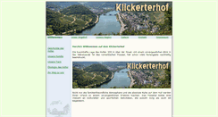 Desktop Screenshot of klickerterhof.de